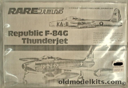 Rarejet 1/72 Republic F-84G Thunderjet plastic model kit